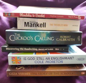 Selection of books bought at Hay