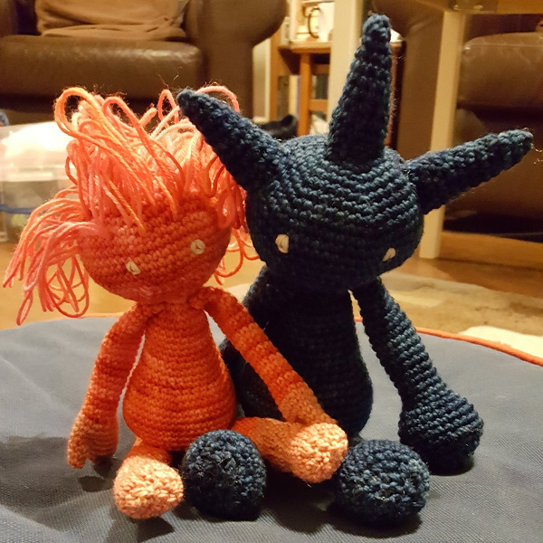 Two creatures of crochet
